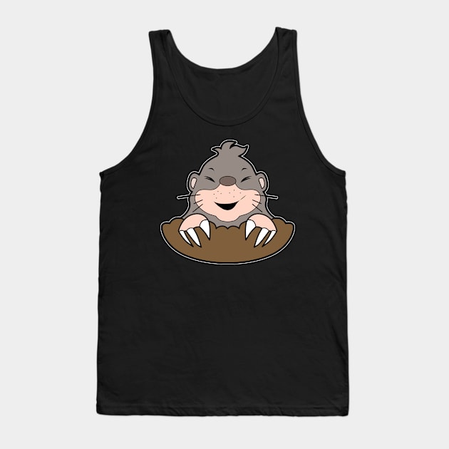 Cute Mole Tank Top by Imutobi